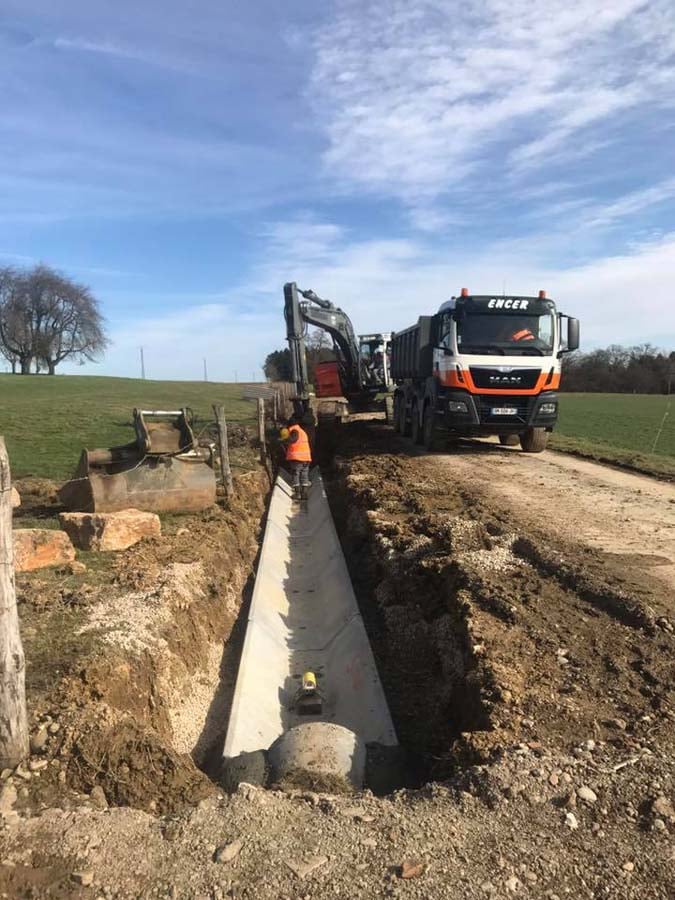 Fossé d’assainissement proche Steinsoultz